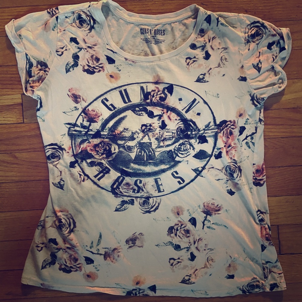 Guns N’ Roses White Graphic T-Shirt